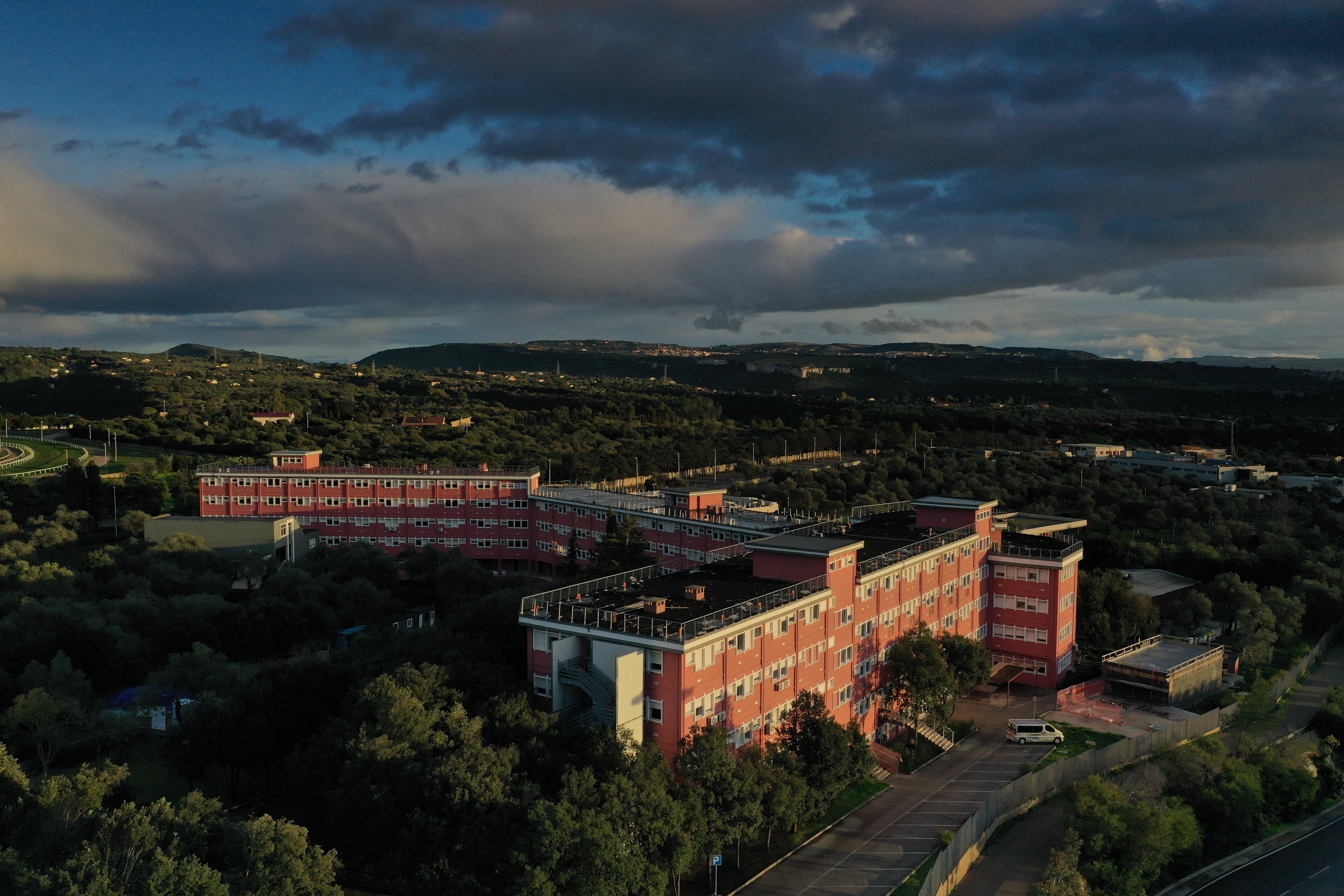 Foto aerea del Dipartimento di Medicina Veterinaria Sassari