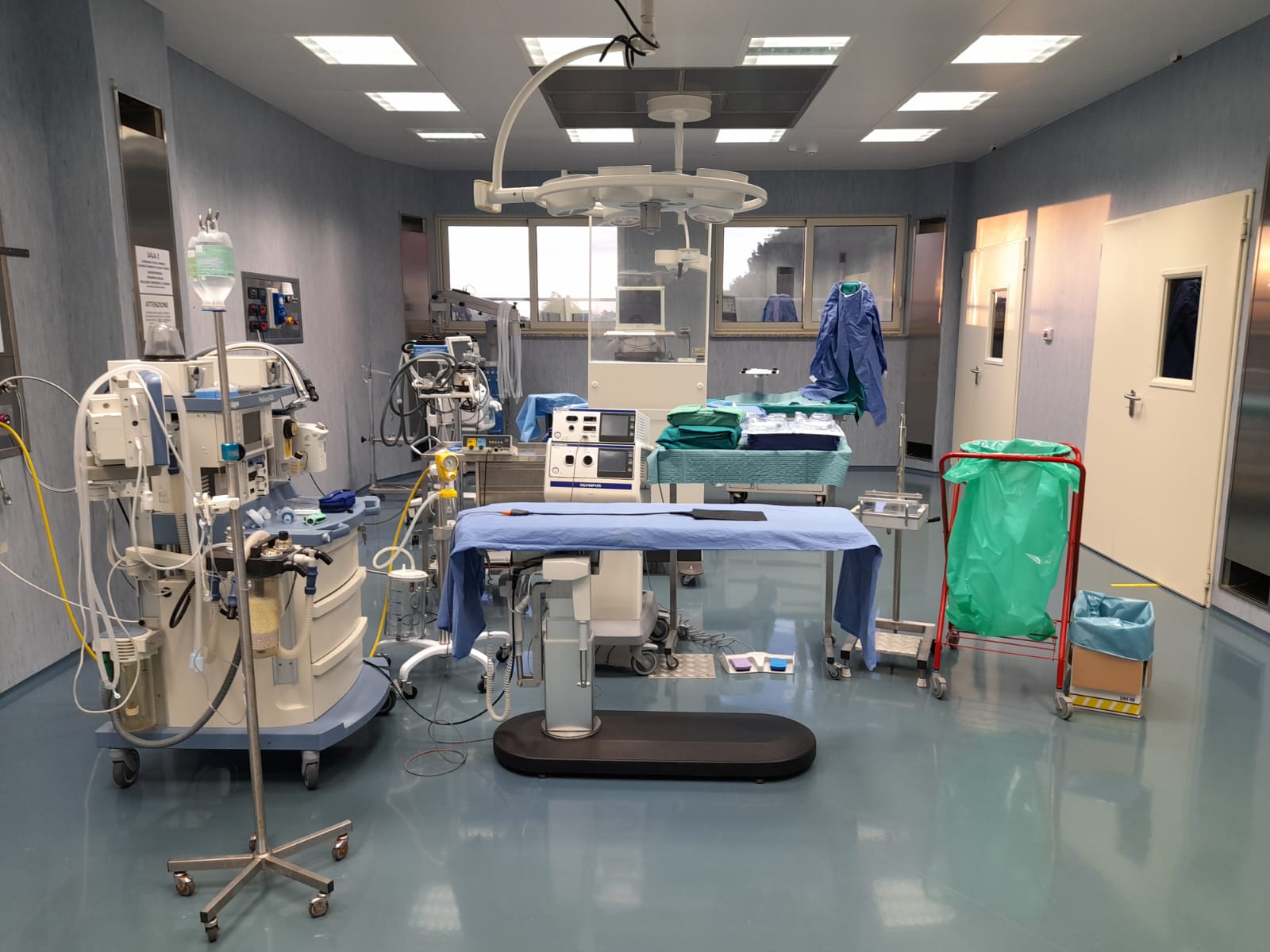 Sala operatoria dell' Ospedale didattico veterinario Sassari