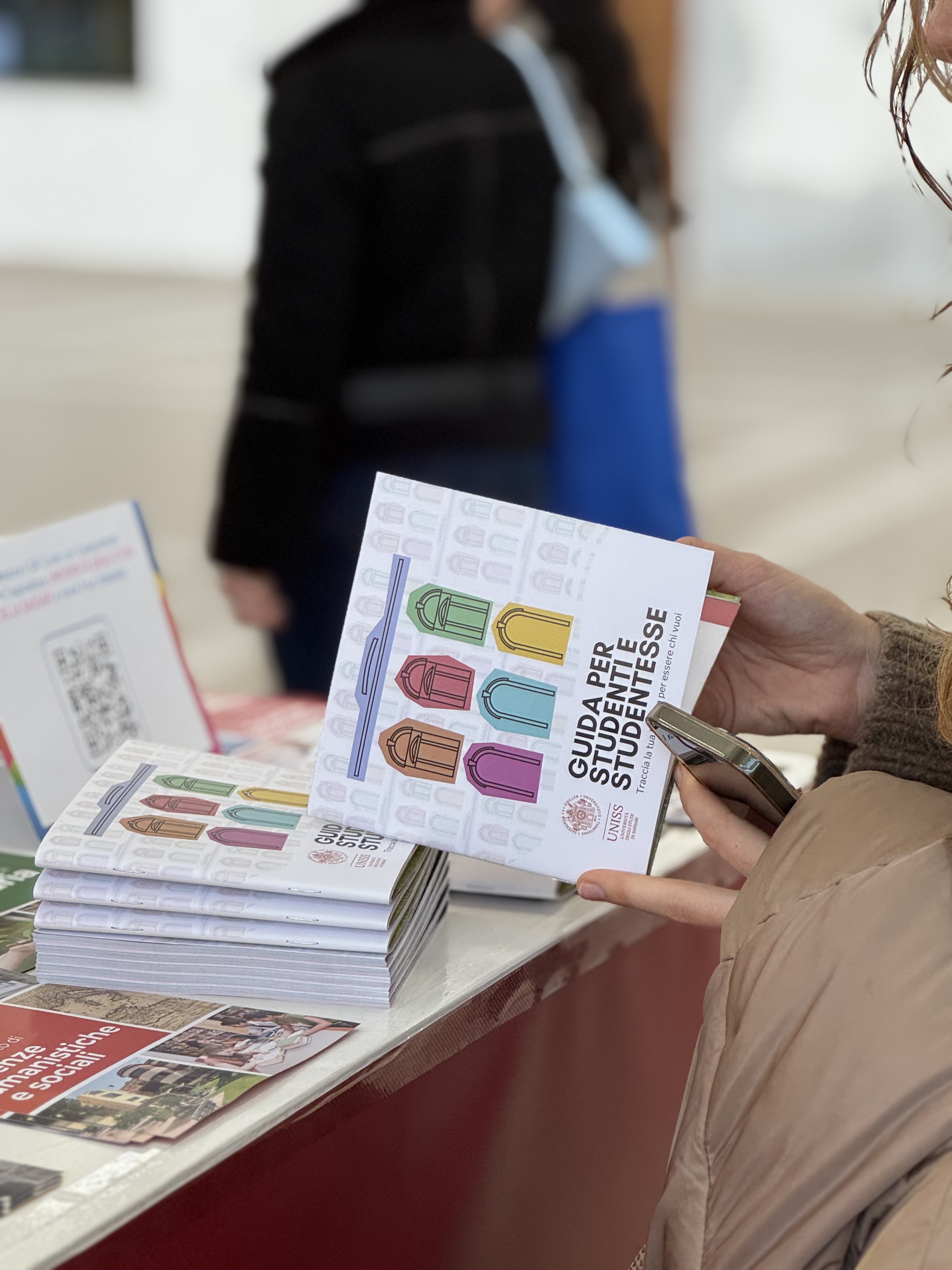 Dettaglio del materiale promozionale Uniss