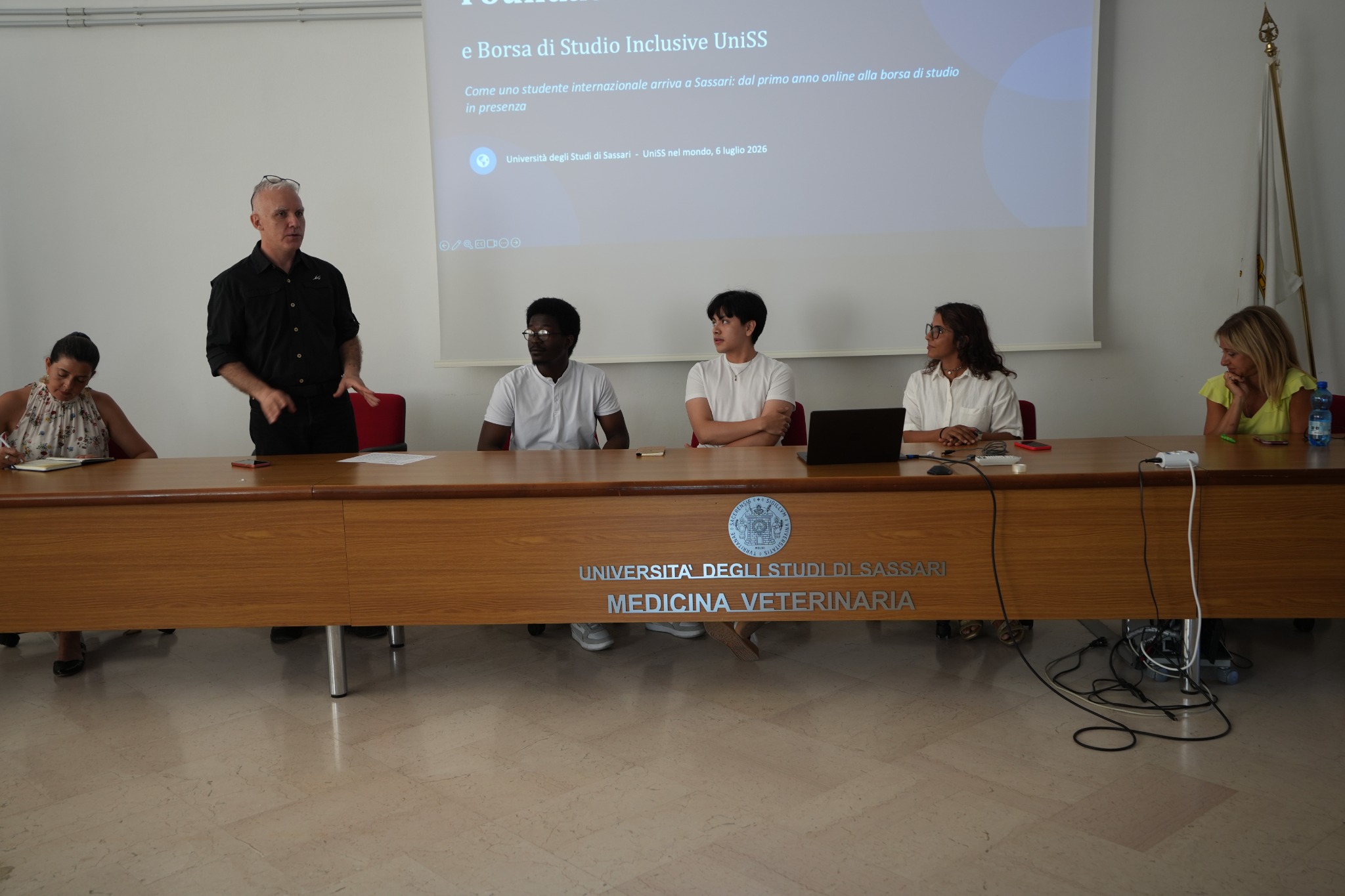 Presentazione del progetto Foundation Course e Borsa di Studio Inclusive UniSS durante l’evento “UniSS nel mondo”.