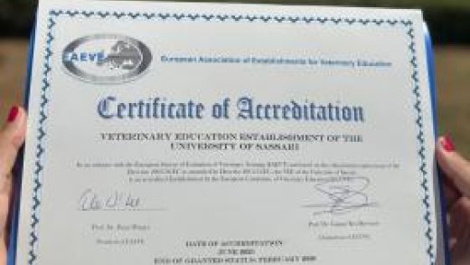 Certificato di Accreditamento EAEVE