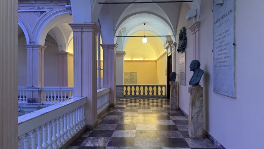 Chiostro del palazzo storico dell'Università di Sassari