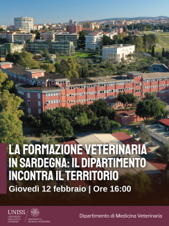 Foto aerea del Dipartimento di Medicina Veterinaria Sassari